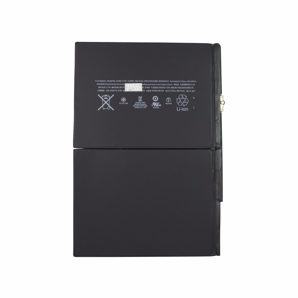 Troca de bateria APPLE IPAD 5