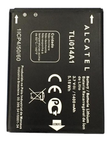 Troca de bateria Alcatel One Touch Elevate