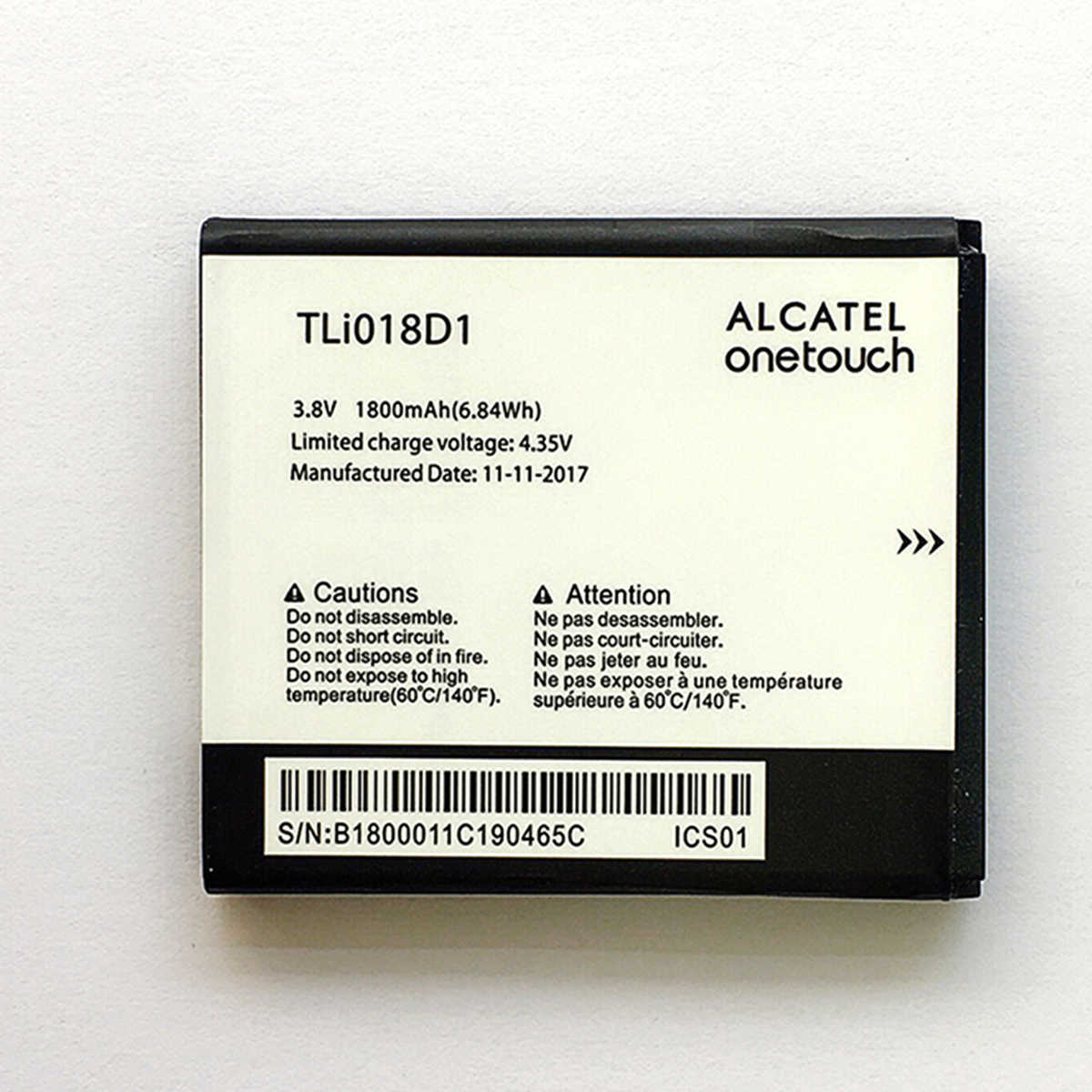 Troca de bateria Alcatel One touch pop 3 5