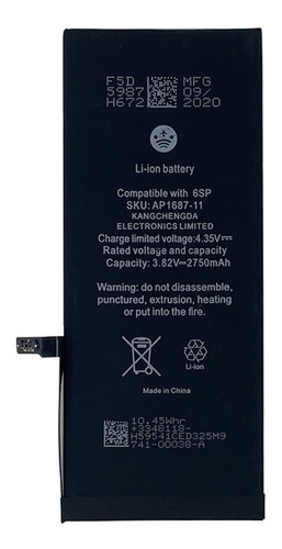 Troca de bateria Apple iPhone 6s