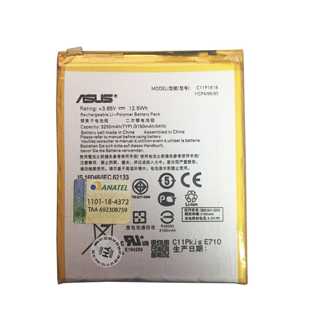 Troca de bateria Asus Zenfone 4 Selfie Lite