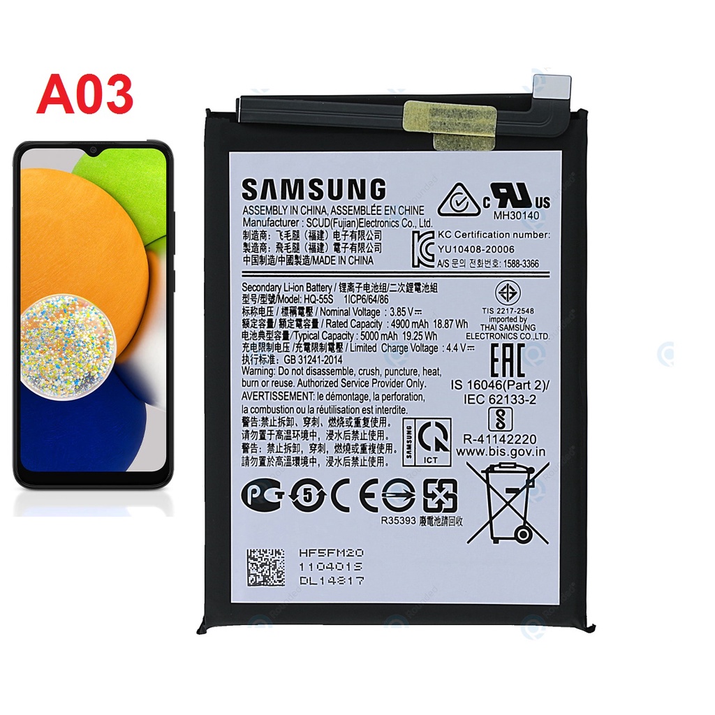 Troca de bateria Samsung Galaxy A03