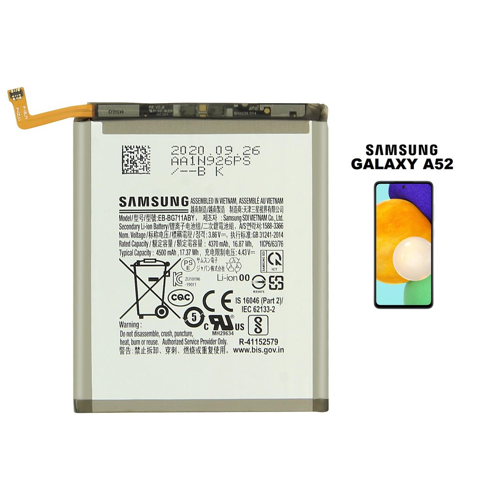 Troca de bateria Samsung Galaxy A52 4G