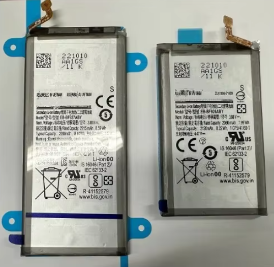 Troca de bateria Samsung Galaxy Z Fold 5