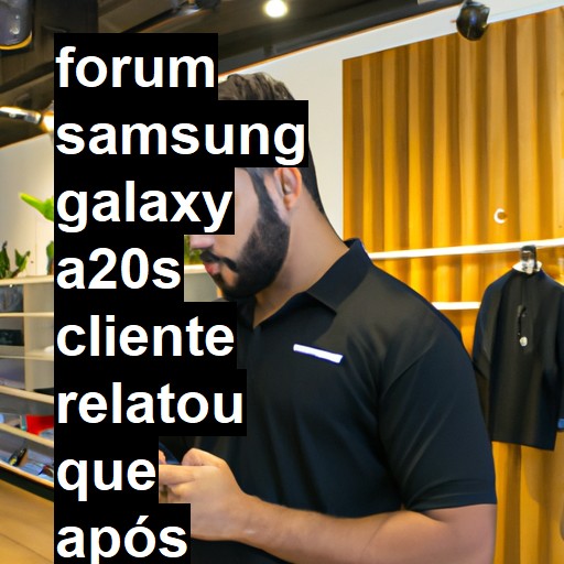 SAMSUNG GALAXY A20S - CLIENTE RELATOU QUE APÓS ATUALIZAÇÃO O APARELHO SÓ FICA SEM REDE RECONHECE CHIP MAS NÃO DÁ SINAL | ConsertaSmart 