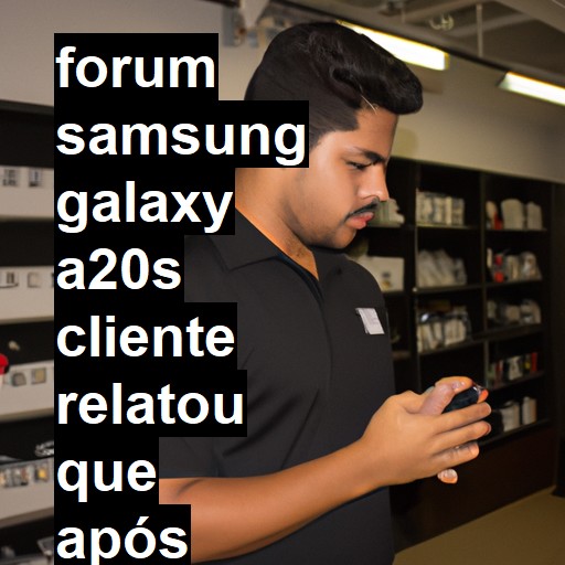 SAMSUNG GALAXY A20S - CLIENTE RELATOU QUE APÓS ATUALIZAÇÃO O APARELHO SÓ FICA SEM REDE RECONHECE CHIP MAS NÃO DÁ SINAL | ConsertaSmart 