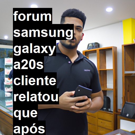 SAMSUNG GALAXY A20S - CLIENTE RELATOU QUE APÓS ATUALIZAÇÃO O APARELHO SÓ FICA SEM REDE RECONHECE CHIP MAS NÃO DÁ SINAL | ConsertaSmart 