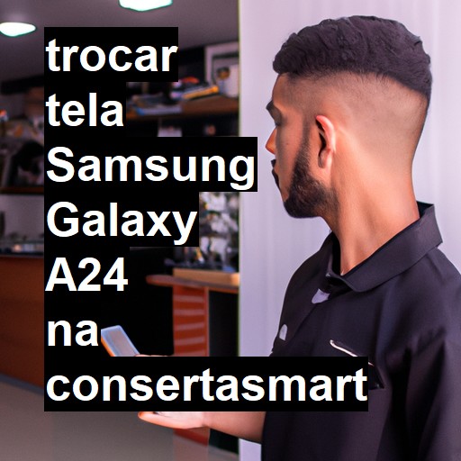 TROCAR TELA SAMSUNG GALAXY A24 | Veja o preço