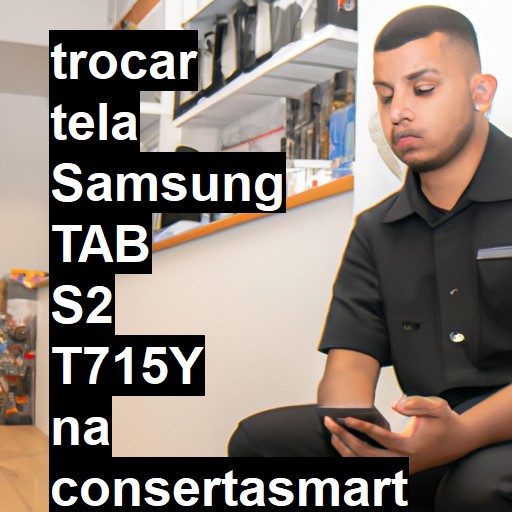 TROCAR TELA SAMSUNG TAB S2 T715Y | Veja o preço