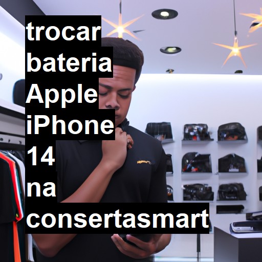 TROCAR BATERIA APPLE IPHONE 14 | Veja o preço