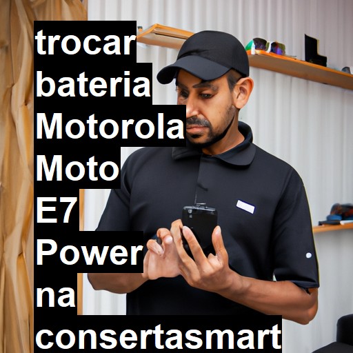 TROCAR BATERIA MOTOROLA MOTO E7 POWER | Veja o preço