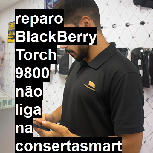 BLACKBERRY TORCH 9800 NÃO LIGA | ConsertaSmart