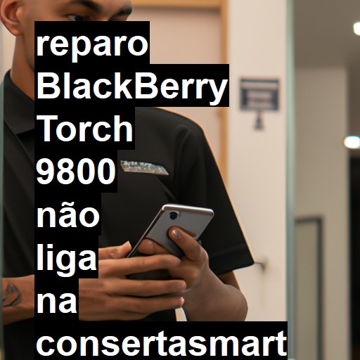 BLACKBERRY TORCH 9800 NÃO LIGA | ConsertaSmart