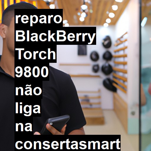 BLACKBERRY TORCH 9800 NÃO LIGA | ConsertaSmart