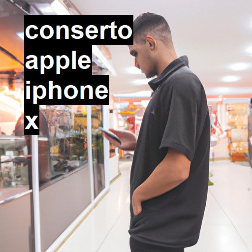 Conserto em APPLE IPHONE X | Veja o preço