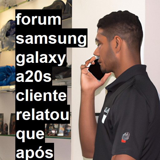 SAMSUNG GALAXY A20S - CLIENTE RELATOU QUE APÓS ATUALIZAÇÃO O APARELHO SÓ FICA SEM REDE RECONHECE CHIP MAS NÃO DÁ SINAL | ConsertaSmart 