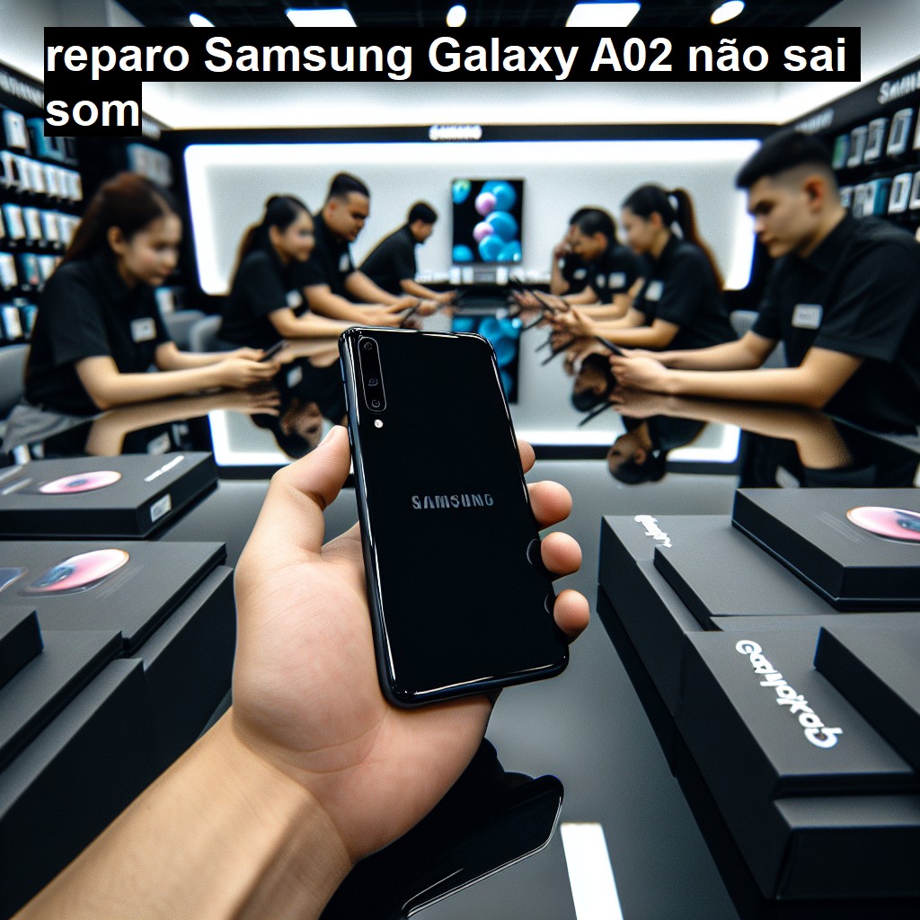 SAMSUNG GALAXY A02 NÃO SAI SOM | ConsertaSmart