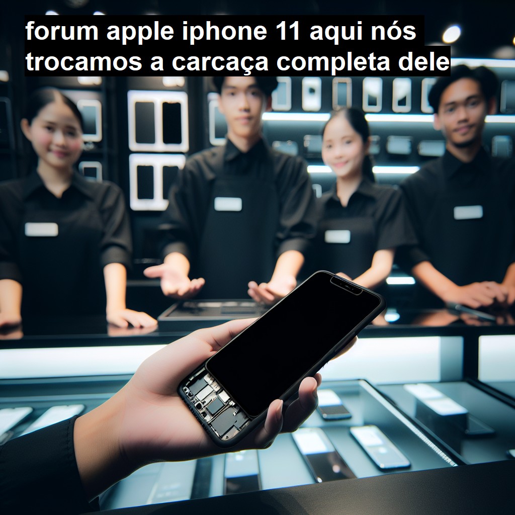 APPLE IPHONE 11 - AQUI NÓS TROCAMOS A CARCAÇA COMPLETA DELE | ConsertaSmart 