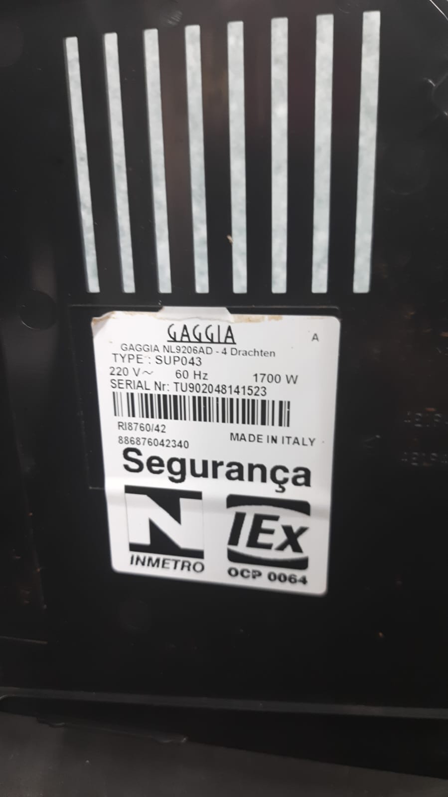 Produto Gaggia