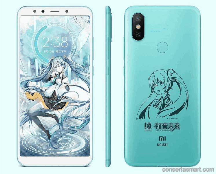 Button Repair Xiaomi Mi 6X Hatsune Miku