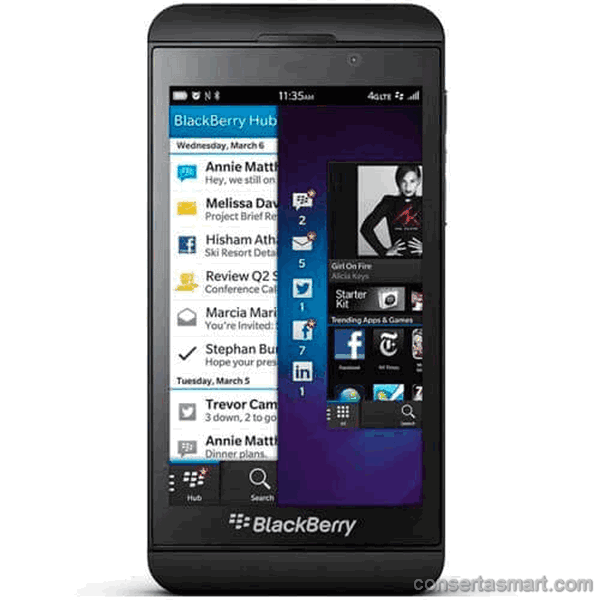 La musique et la sonnerie ne fonctionnent pas RIM BlackBerry Z10