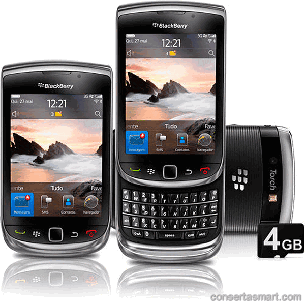 Riparazione di pulsanti BlackBerry Torch 9800