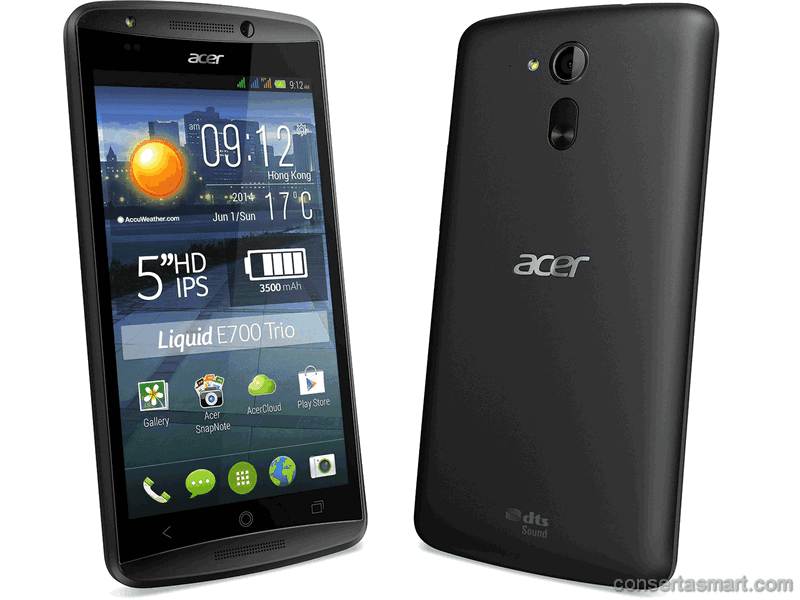 TouchScreen não funciona ou está quebrado Acer Liquid e