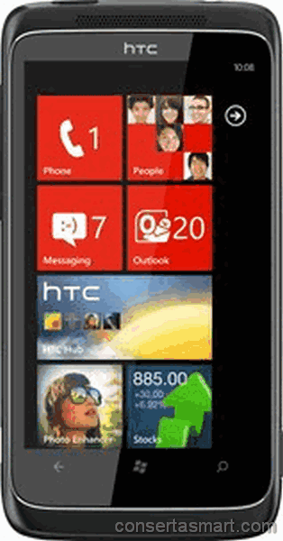 TouchScreen não funciona ou está quebrado HTC 7 Trophy