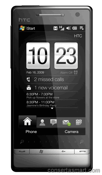 TouchScreen não funciona ou está quebrado HTC Touch Diamond2