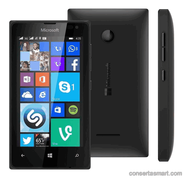 TouchScreen não funciona ou está quebrado Microsoft Lumia 435