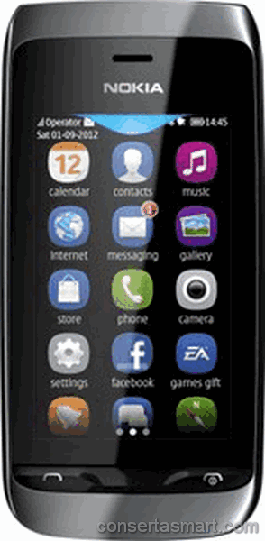 TouchScreen não funciona ou está quebrado Nokia Asha 309