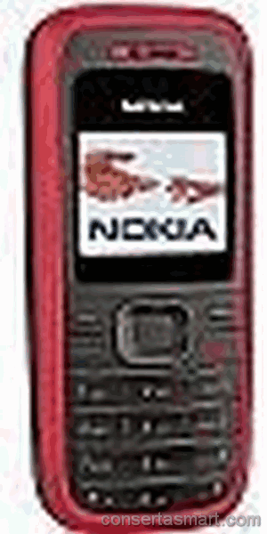 botão ruim emperrado Nokia 1208