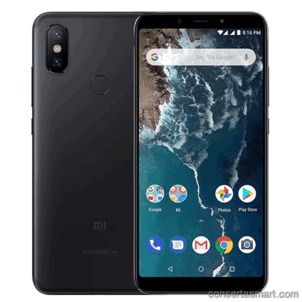 botão ruim emperrado Xiaomi A2