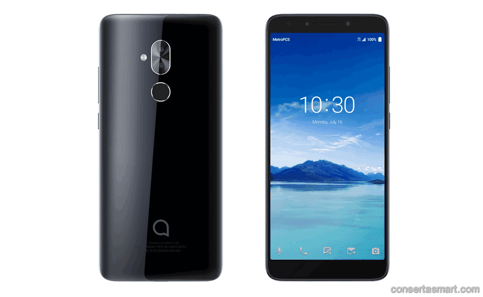 câmera não funciona Alcatel 7