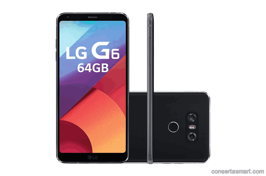 câmera não funciona LG G6