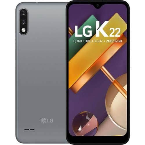 câmera não funciona LG K22