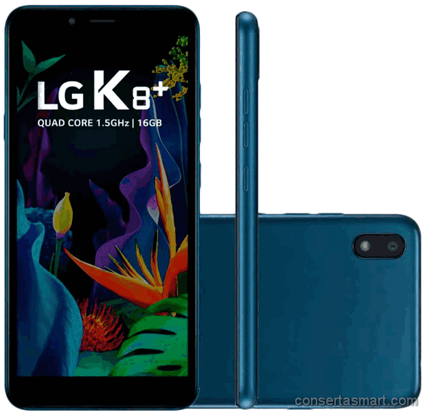 câmera não funciona LG K8