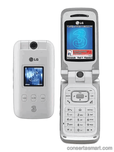 câmera não funciona LG U310