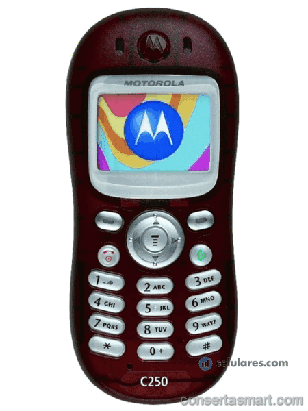 câmera não funciona Motorola C250