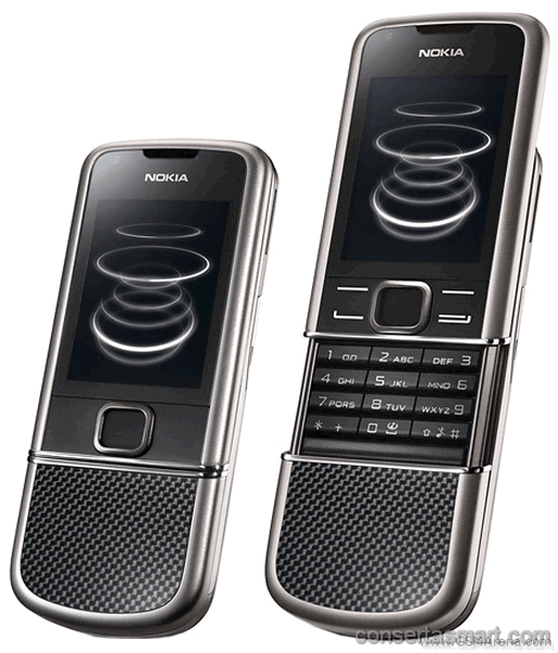 câmera não funciona Nokia 8800 Carbon Arte