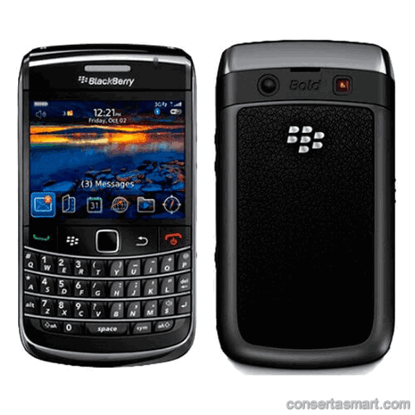 display branco listrado ou azul RIM BlackBerry Bold 9700