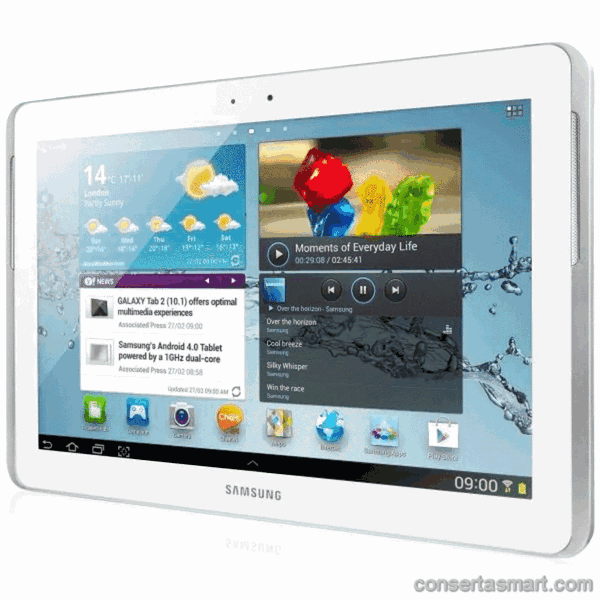 dégât des eaux Samsung Galaxy tab 2 P5110