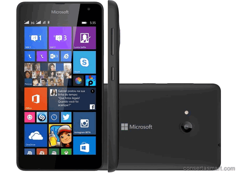 la caméra ne fonctionne pas Nokia Lumia 535