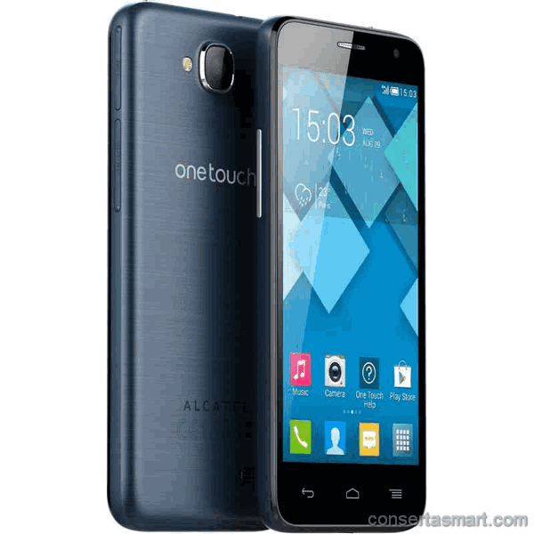lcd não aparece imagem ou está quebrado Alcatel One Touch Idol Mini Dual