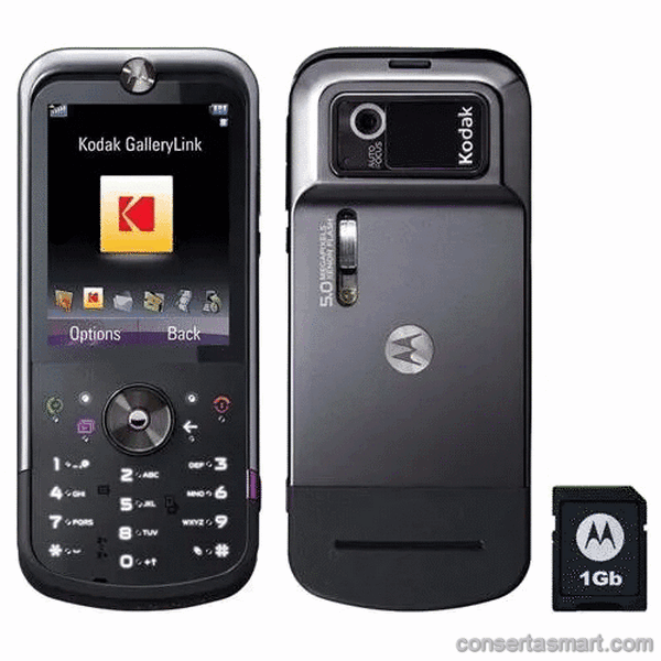 não liga Motorola MOTOZINE ZN5