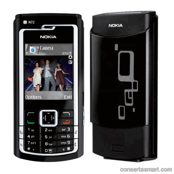 não liga Nokia N72