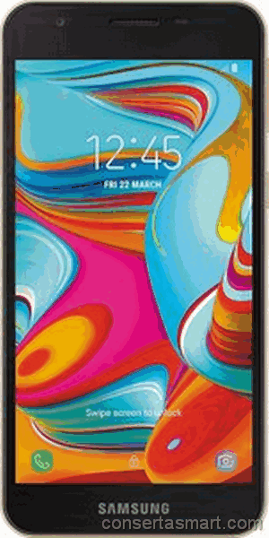 não sai som Samsung Galaxy A2 Core