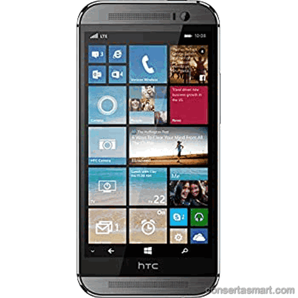 problemas no alto falante HTC One M8 for Windows