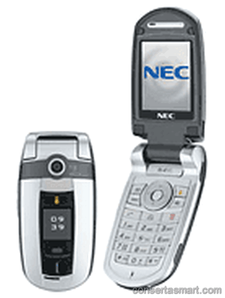 problemas no microfone Nec e540