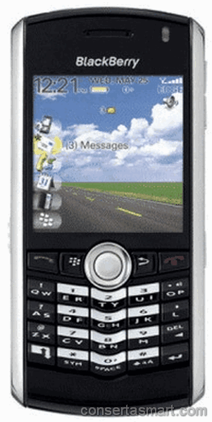 problemas no microfone RIM Blackberry Pearl 8100